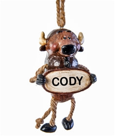 "Cody the Buffalo" Ornament