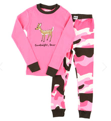 Goodnight Deer Girls PJ Set