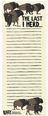 The Last I Herd Notepad